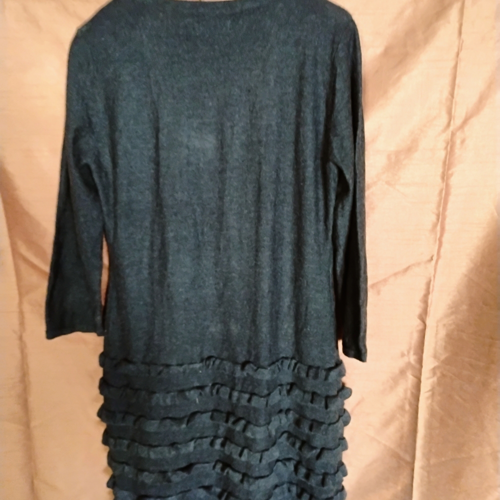 Calvin Klein Charcoal Long Sleeve Dress